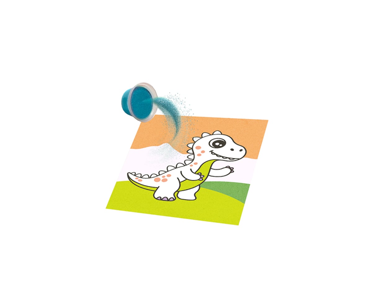 PLAY & FUN Kit Pinta con arena Dinosaurs Jovi Multicolor Multicolor-5