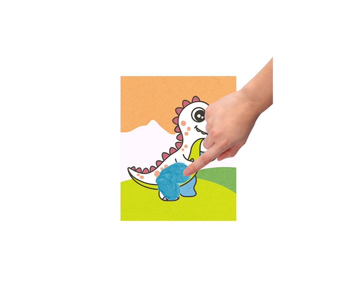PLAY & FUN Kit Pinta con arena Dinosaurs Jovi Multicolor Multicolor-6
