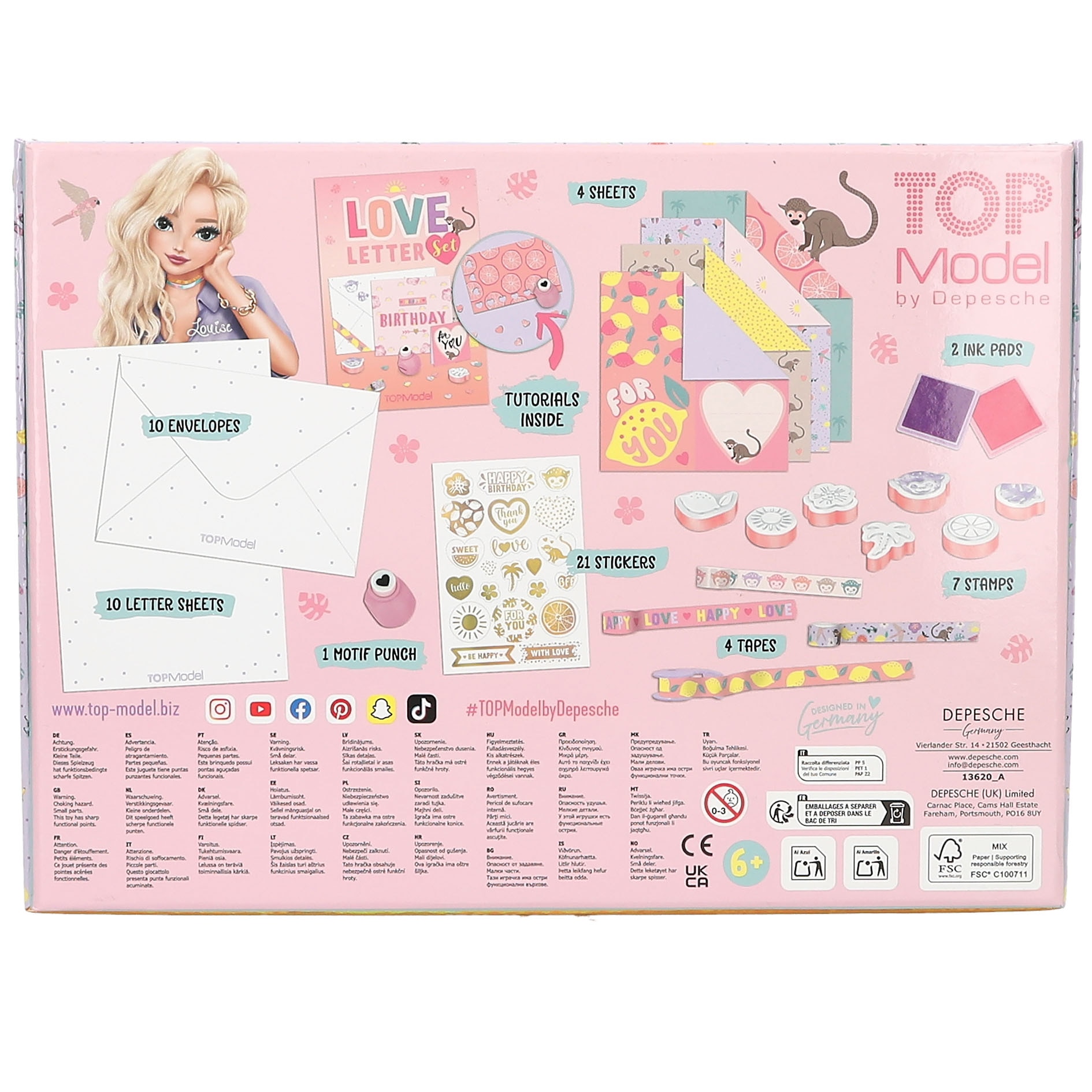 Set de cartas TOPModel 4