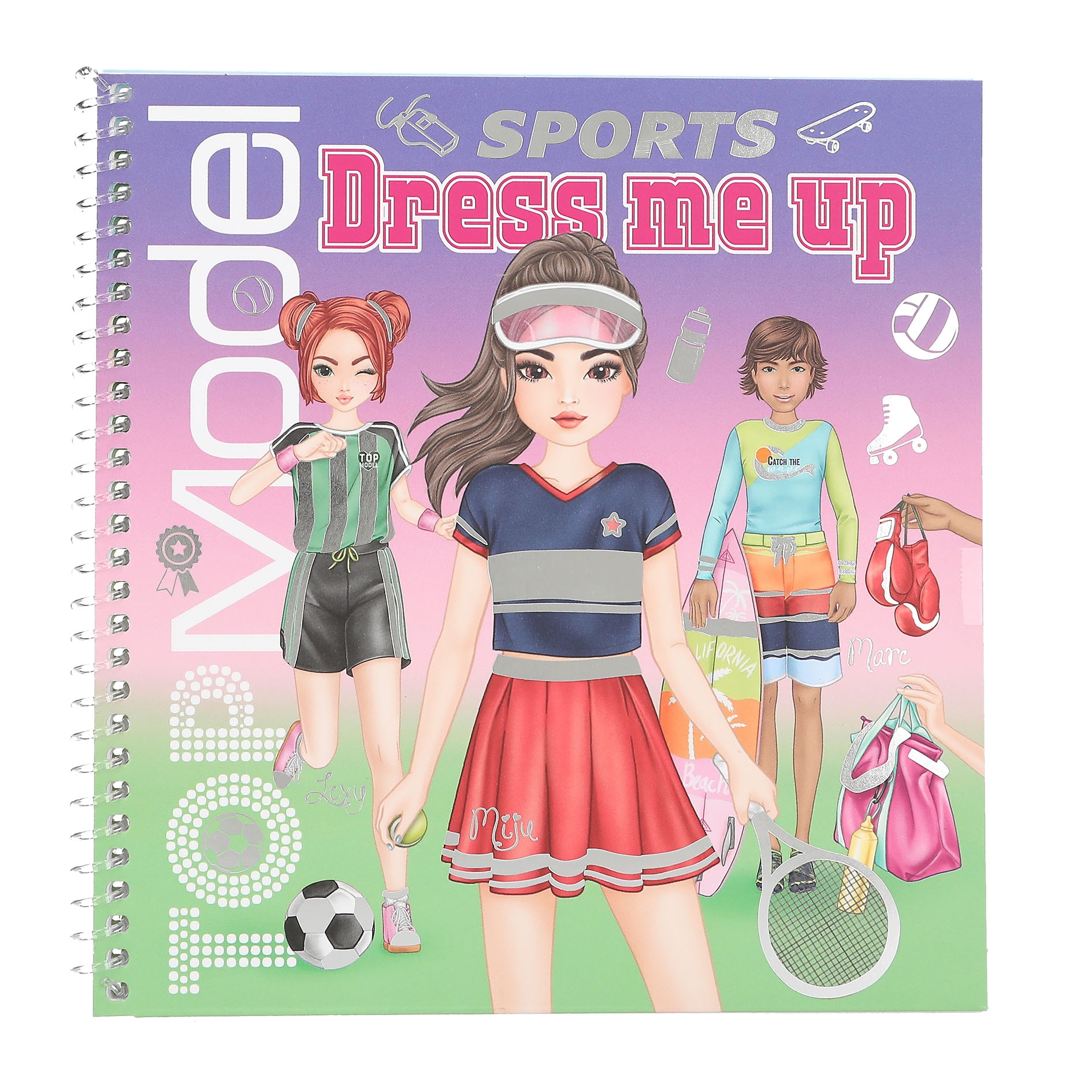 Livro Dress me up Desportos TOPModel 2