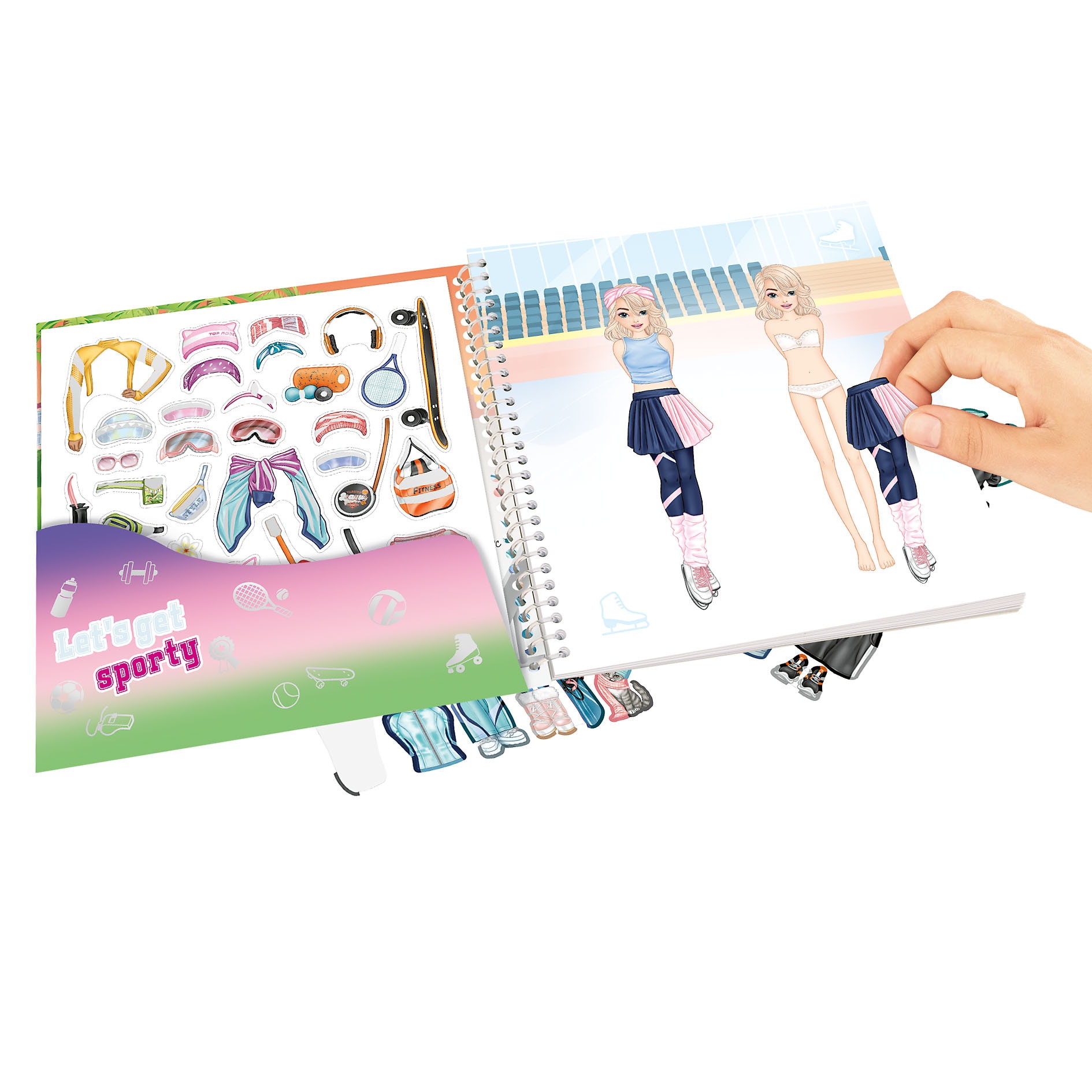 Livro Dress me up Desportos TOPModel 3