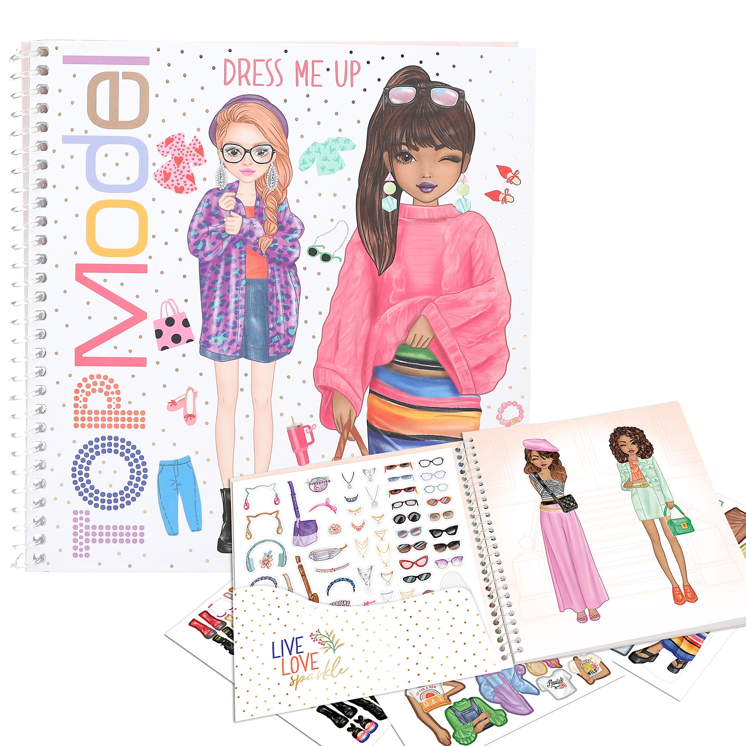 Libro Dress me up TOPModel 1