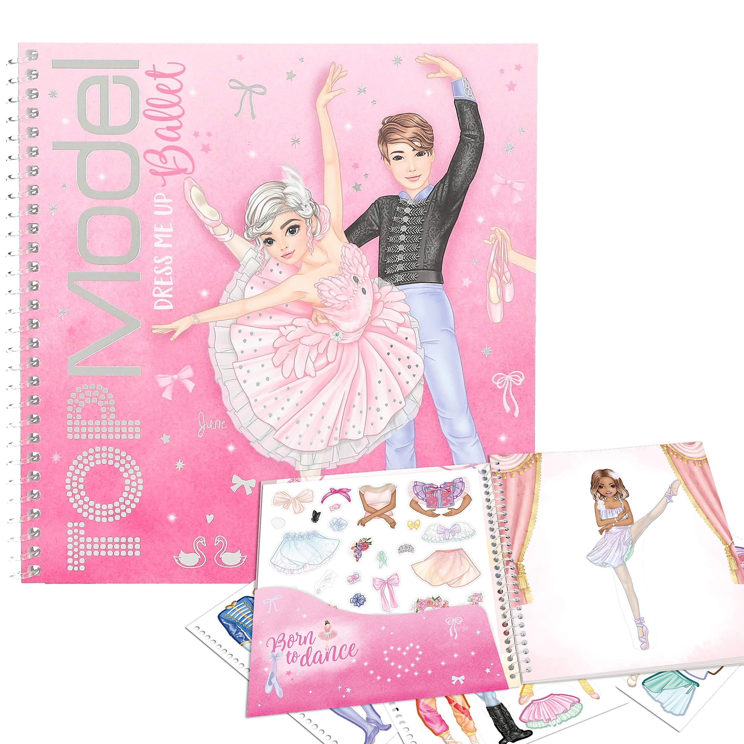 Libro dress me up ballet TOPModel 1
