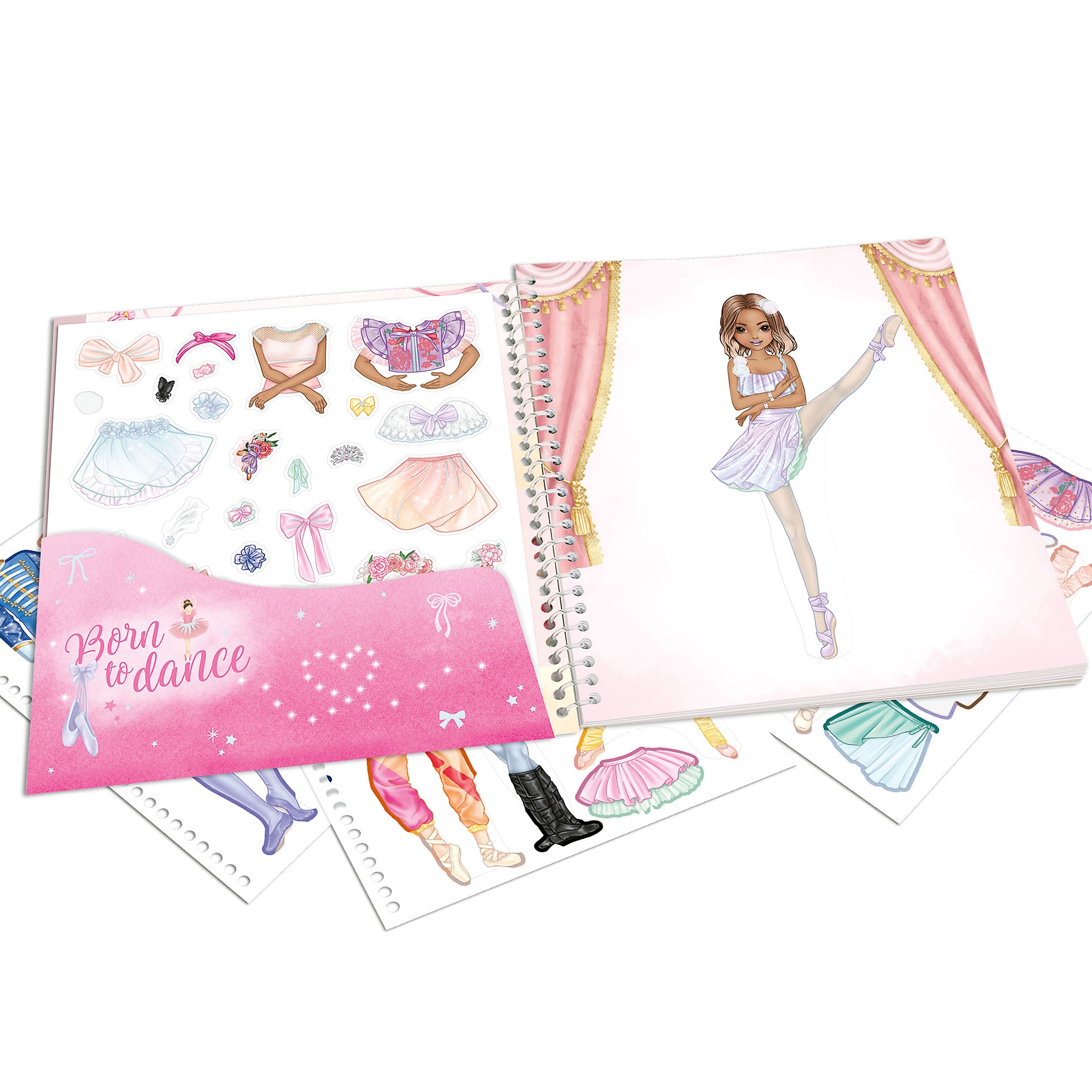 Libro dress me up ballet TOPModel 3