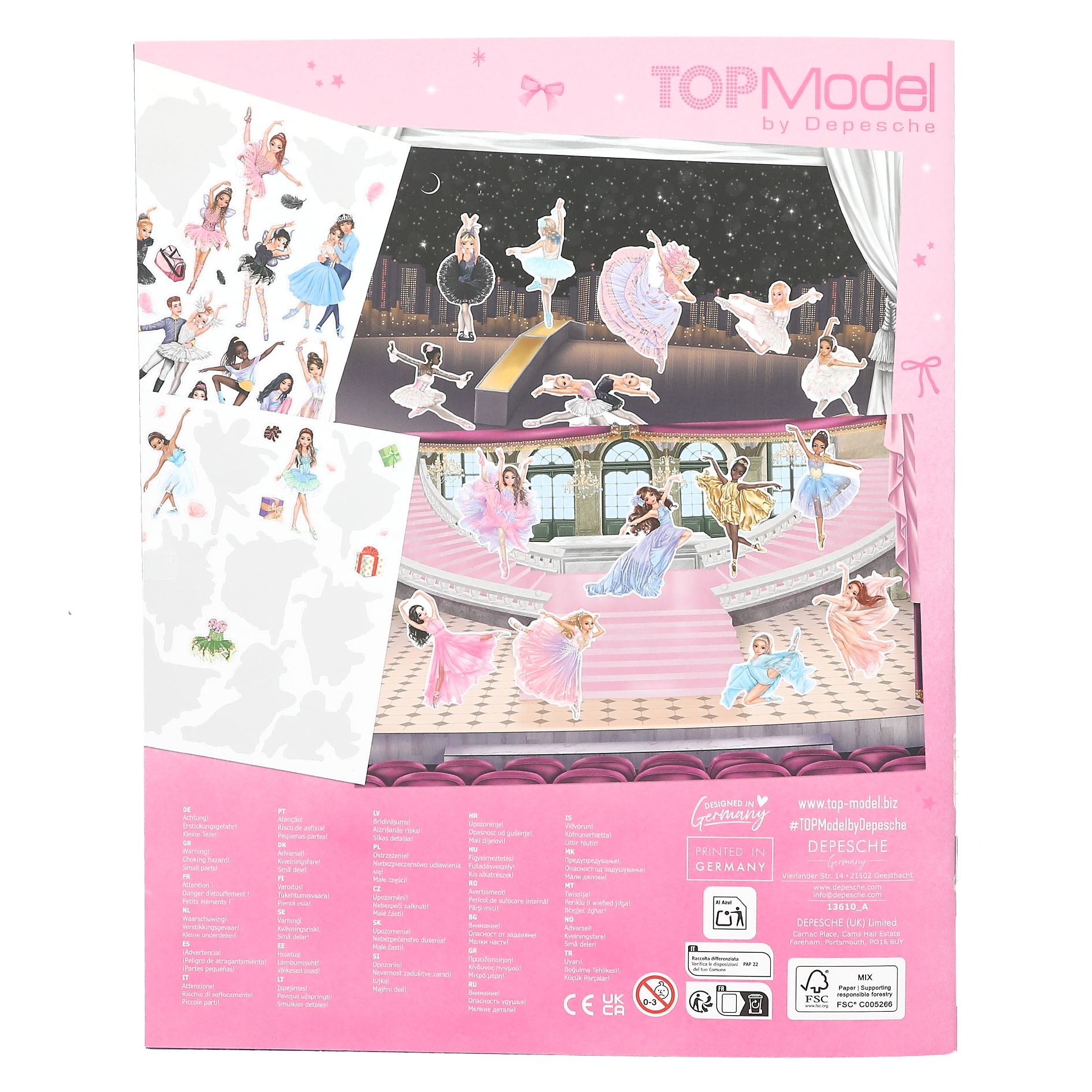 Libro pegatinas ballet TOPModel 3