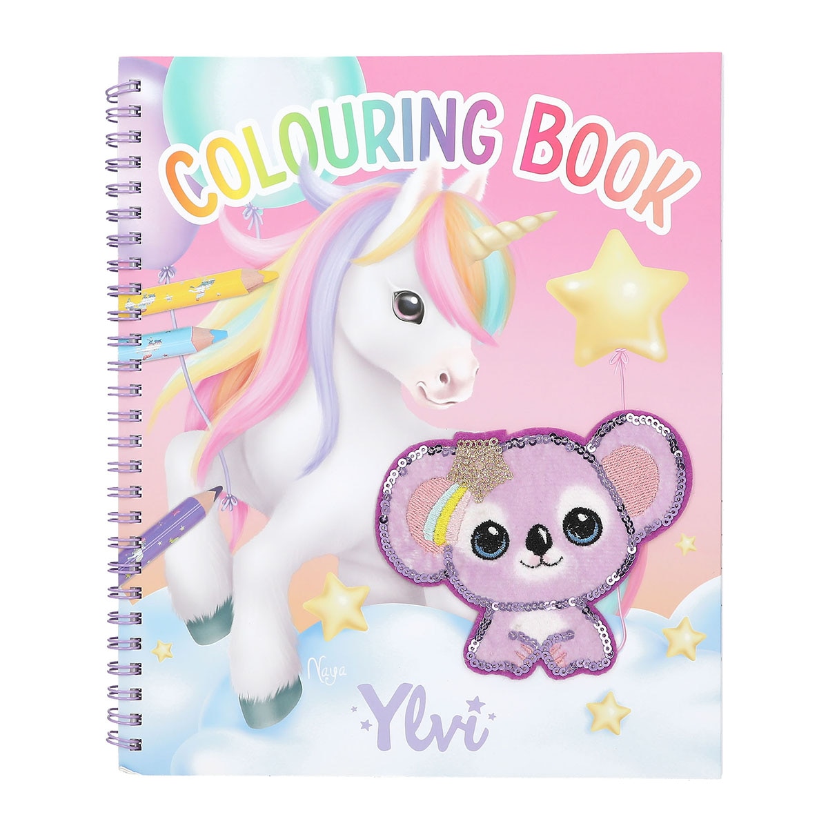 Libro de colorear unicornios Ylvi 1