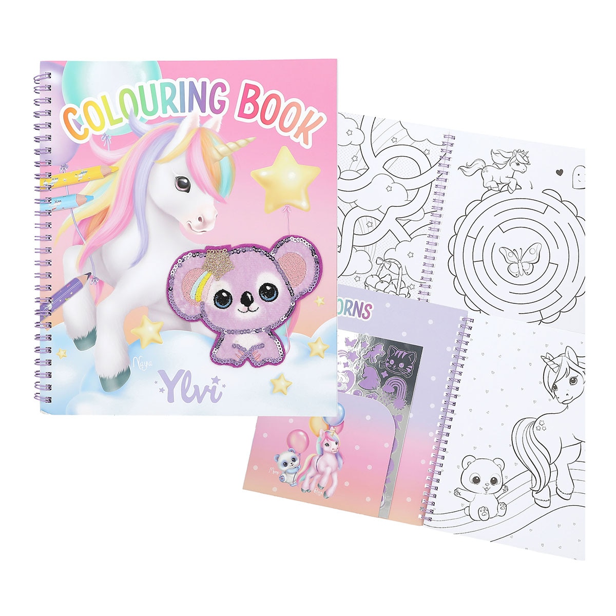 Libro de colorear unicornios Ylvi 5