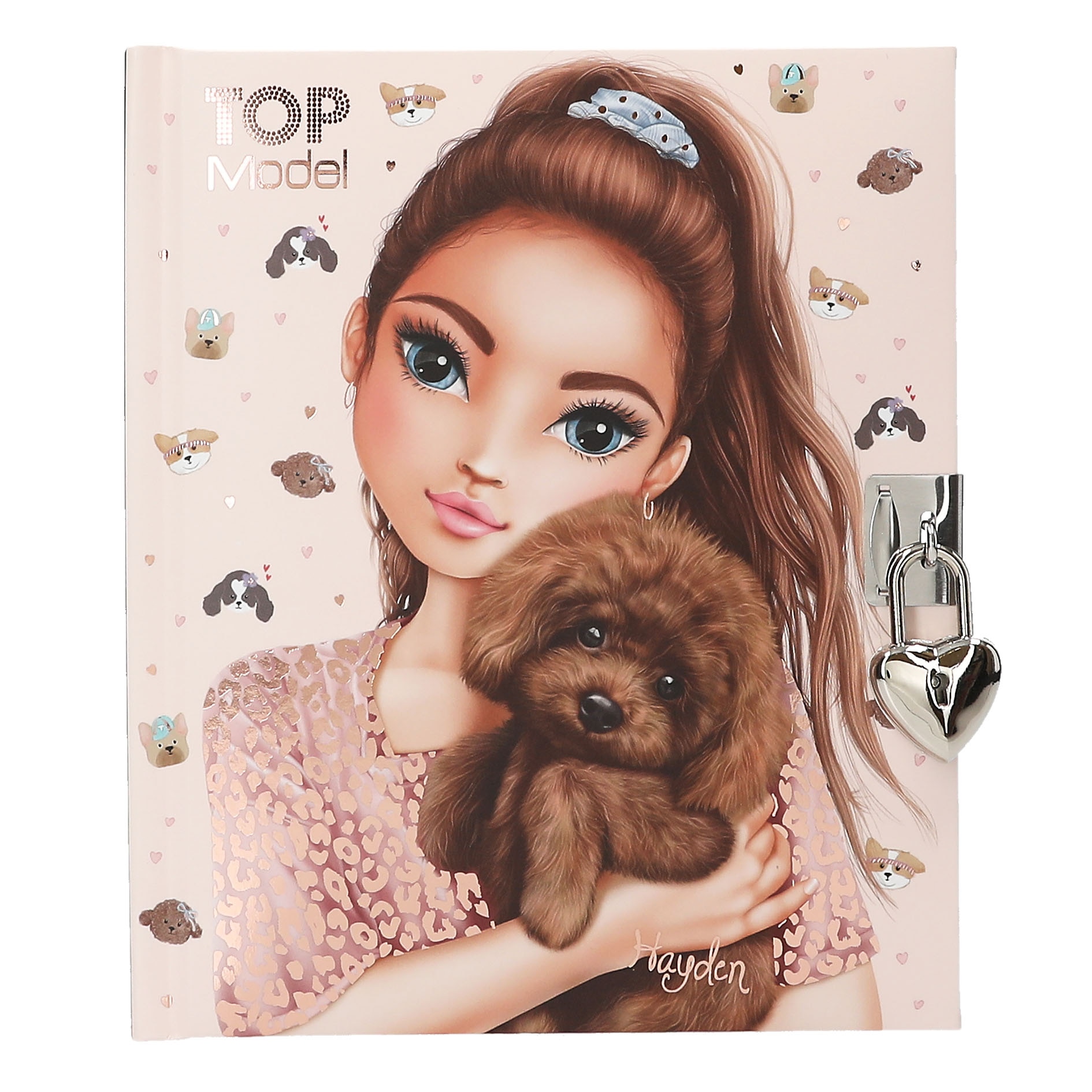 Diario con candado perrito TOPModel 2