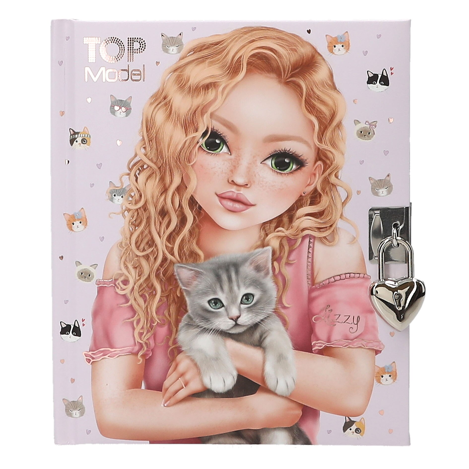 Diario con candado gatito TOPModel 2
