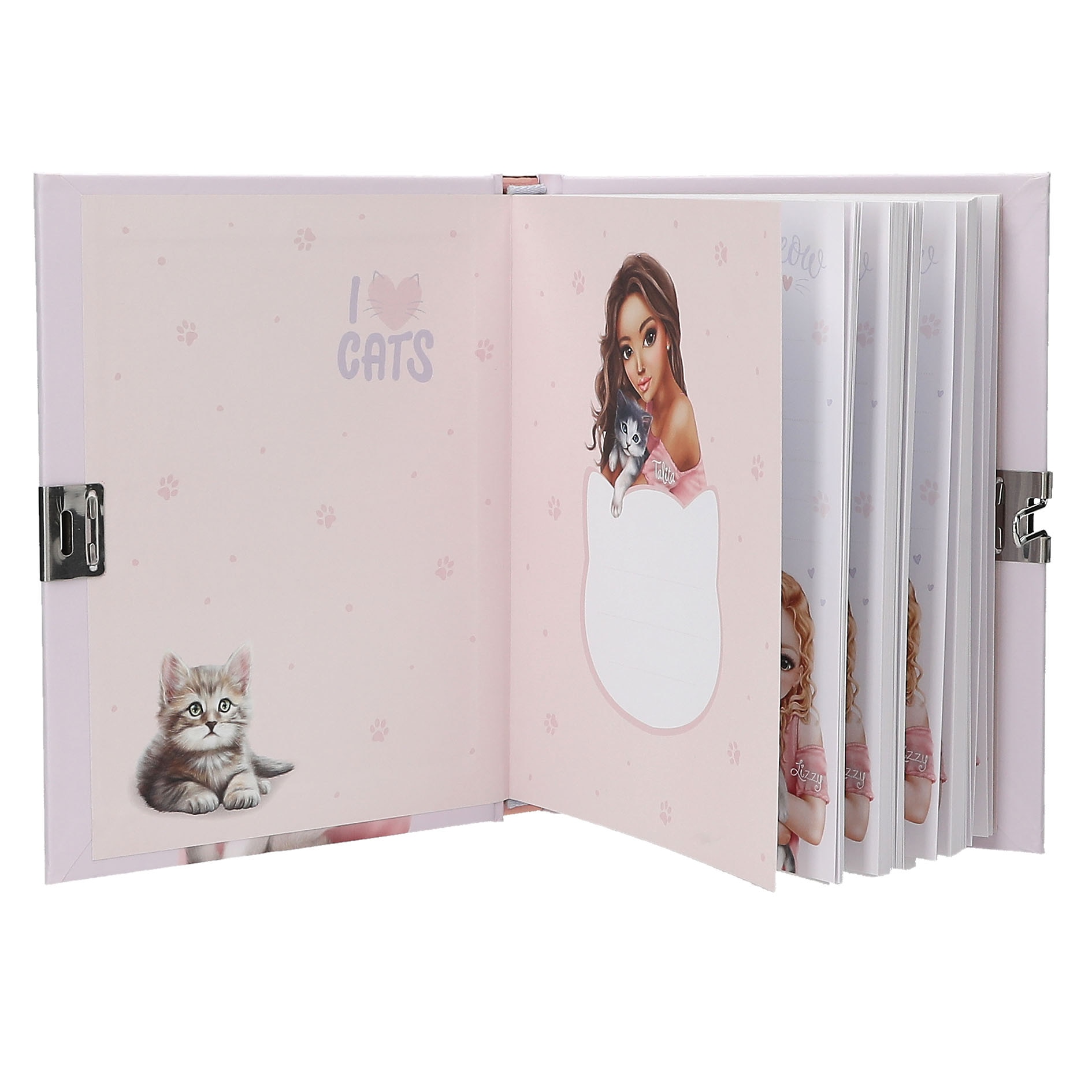 Diario con candado gatito TOPModel 3