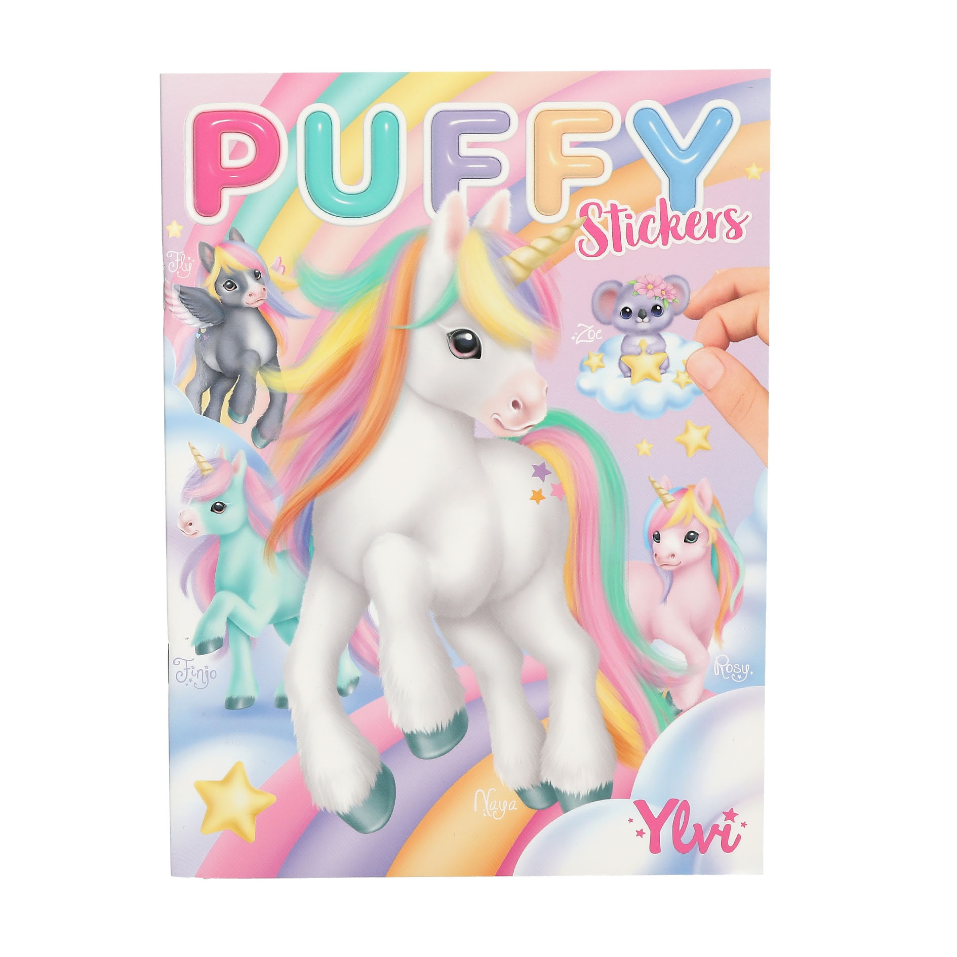Libro con pegatinas en relieve Ylvi 2