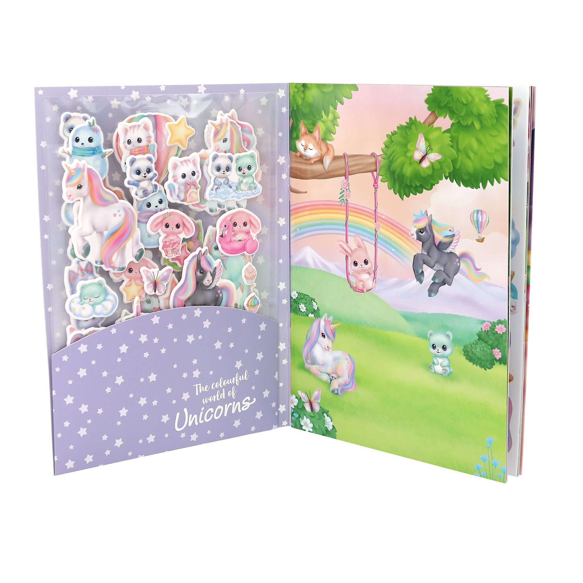 Libro con pegatinas en relieve Ylvi 3
