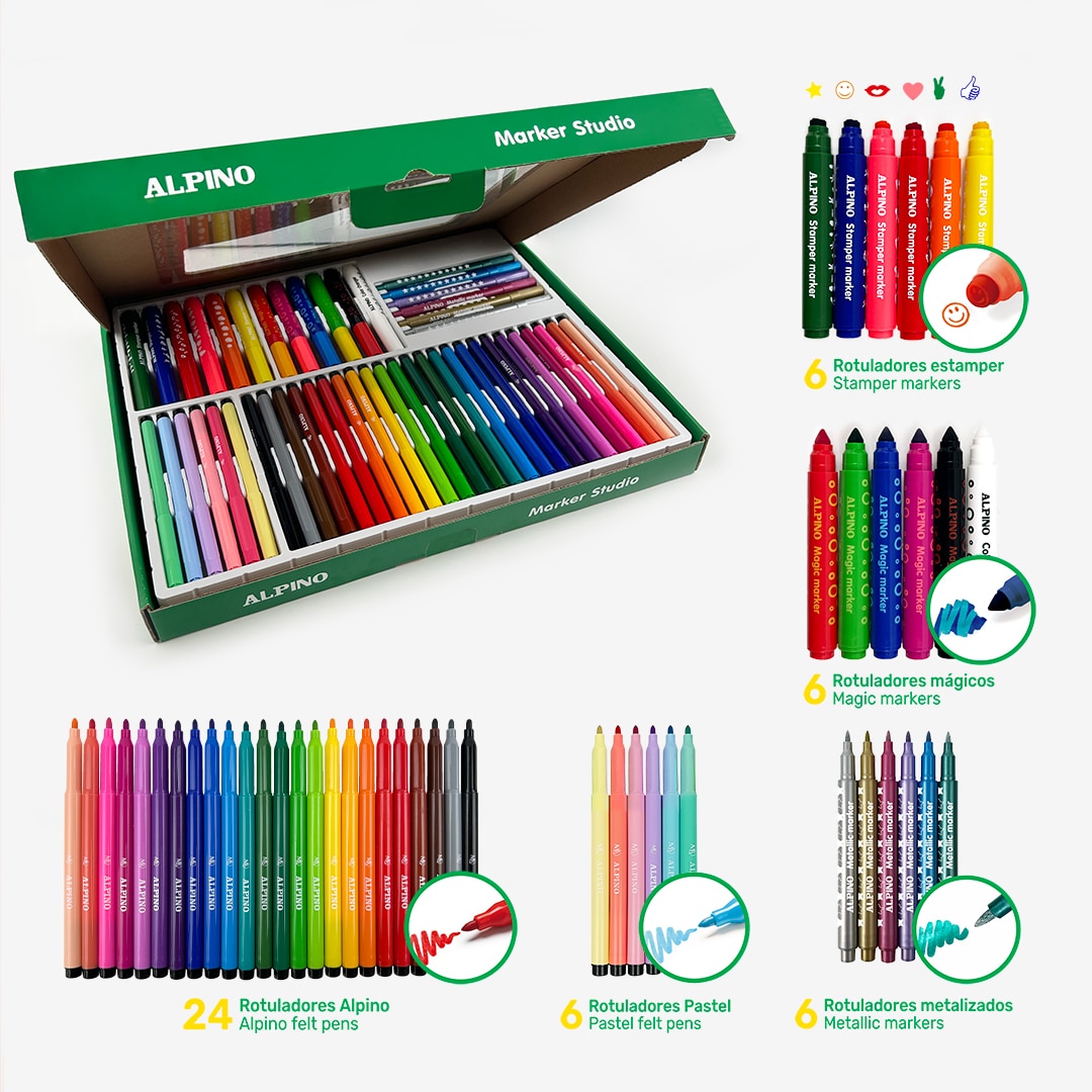 Estudio de rotuladores Alpino 2