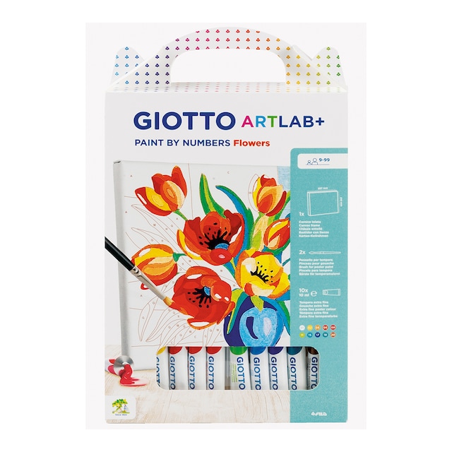 Imagen 0 de Art Lab pintura por número flores GIOTTO
