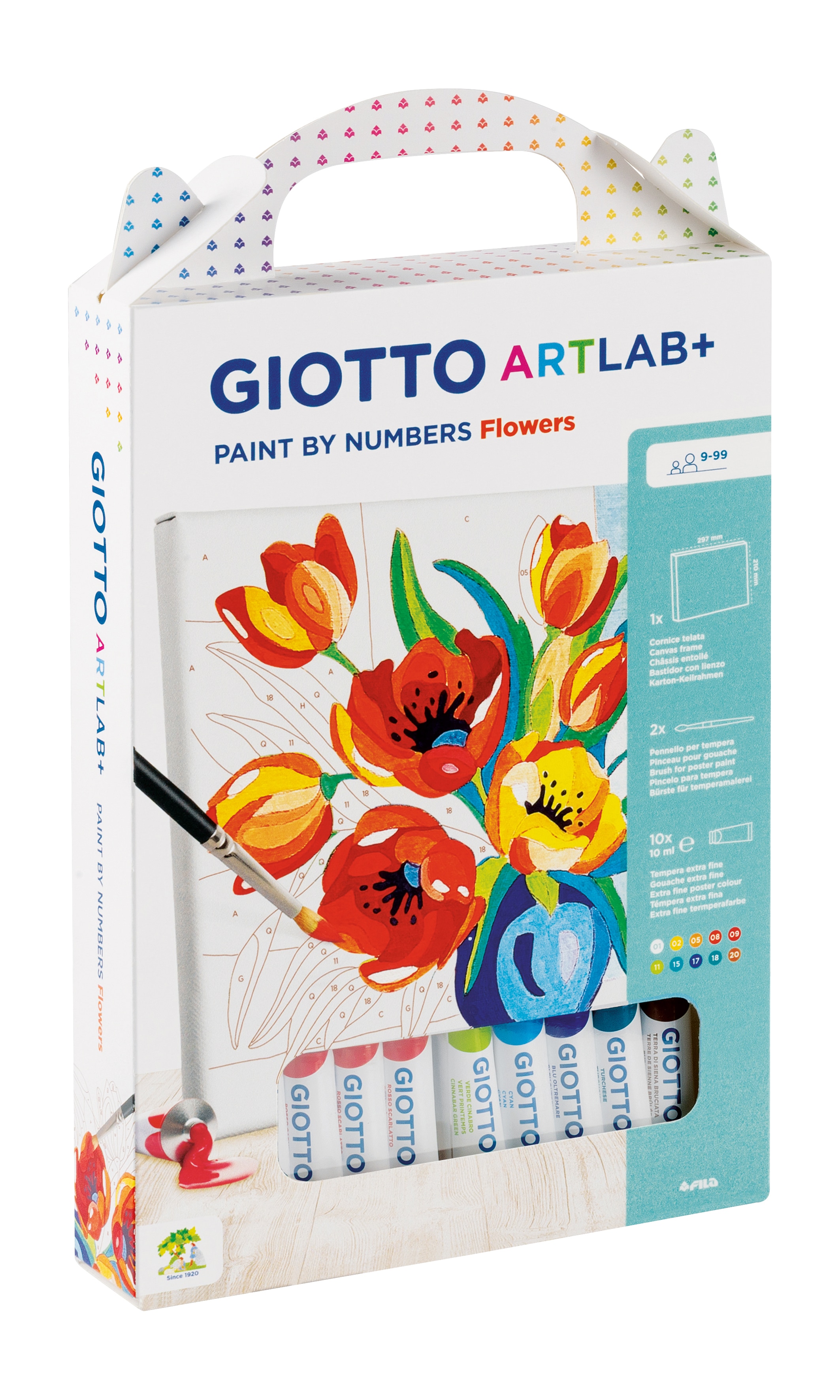 Art Lab pintura por número flores GIOTTO 2