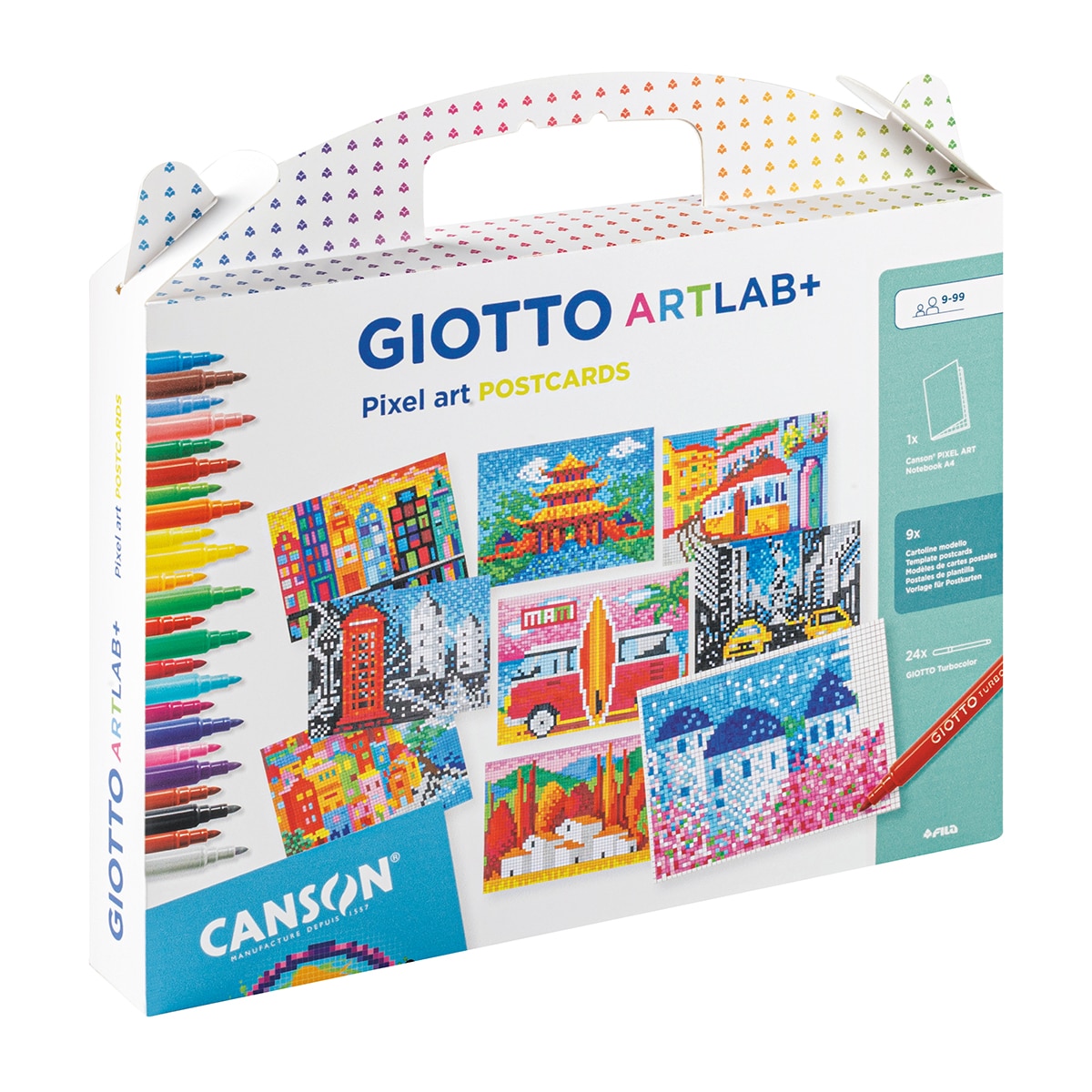 Imagen 0 de Art Lab pixel art postales GIOTTO