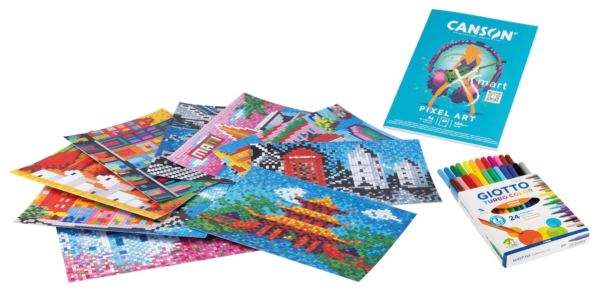 Art Lab pixel art postales GIOTTO 2