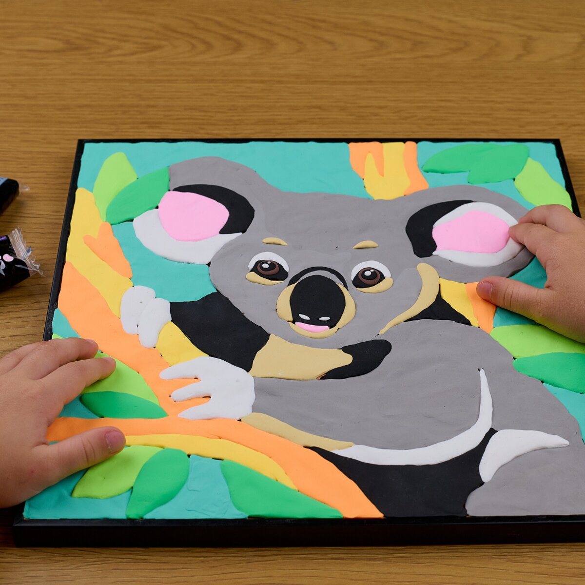 Set de pintar por números Air clay suave al tacto KOALA OKTO Multicolor-7