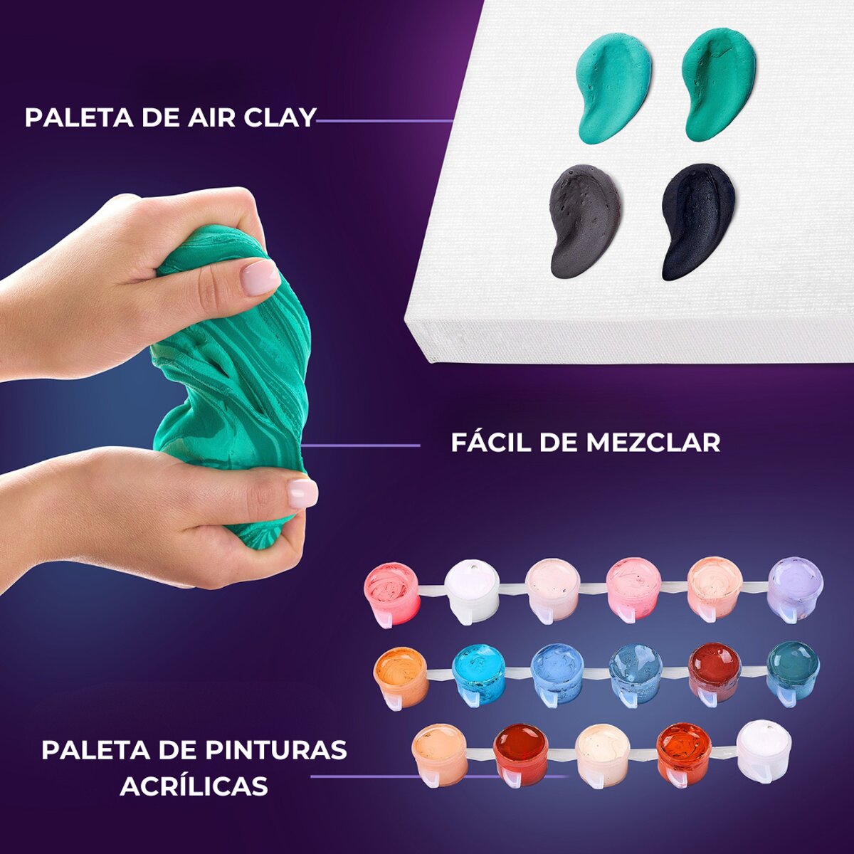 Pintar por números y Air clay suave al tacto Fashion Corgi OKTO&Ideyka Multicolor-6