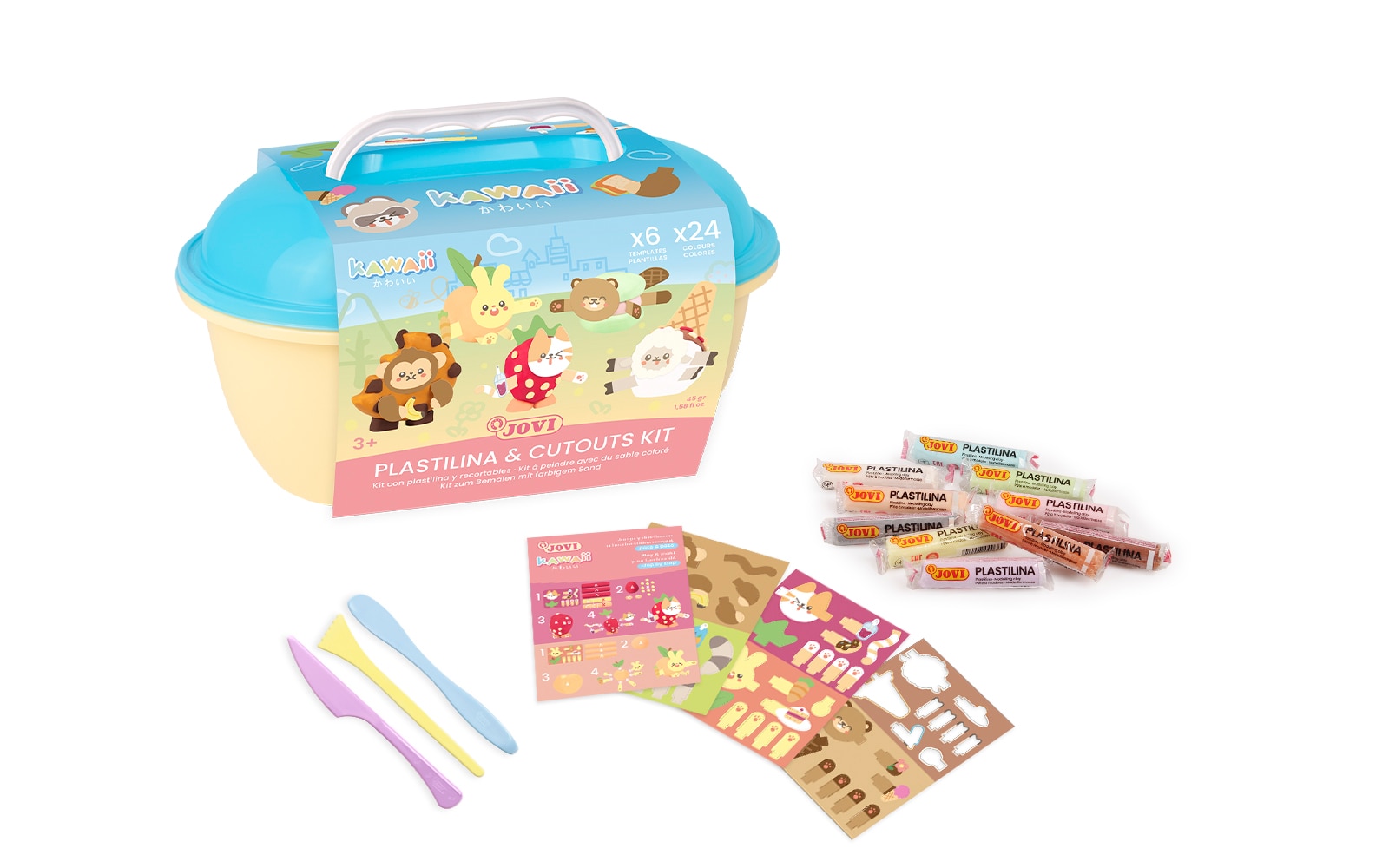 Bandeja plastilina Kawaii Jovi multicolor Multicolor-2
