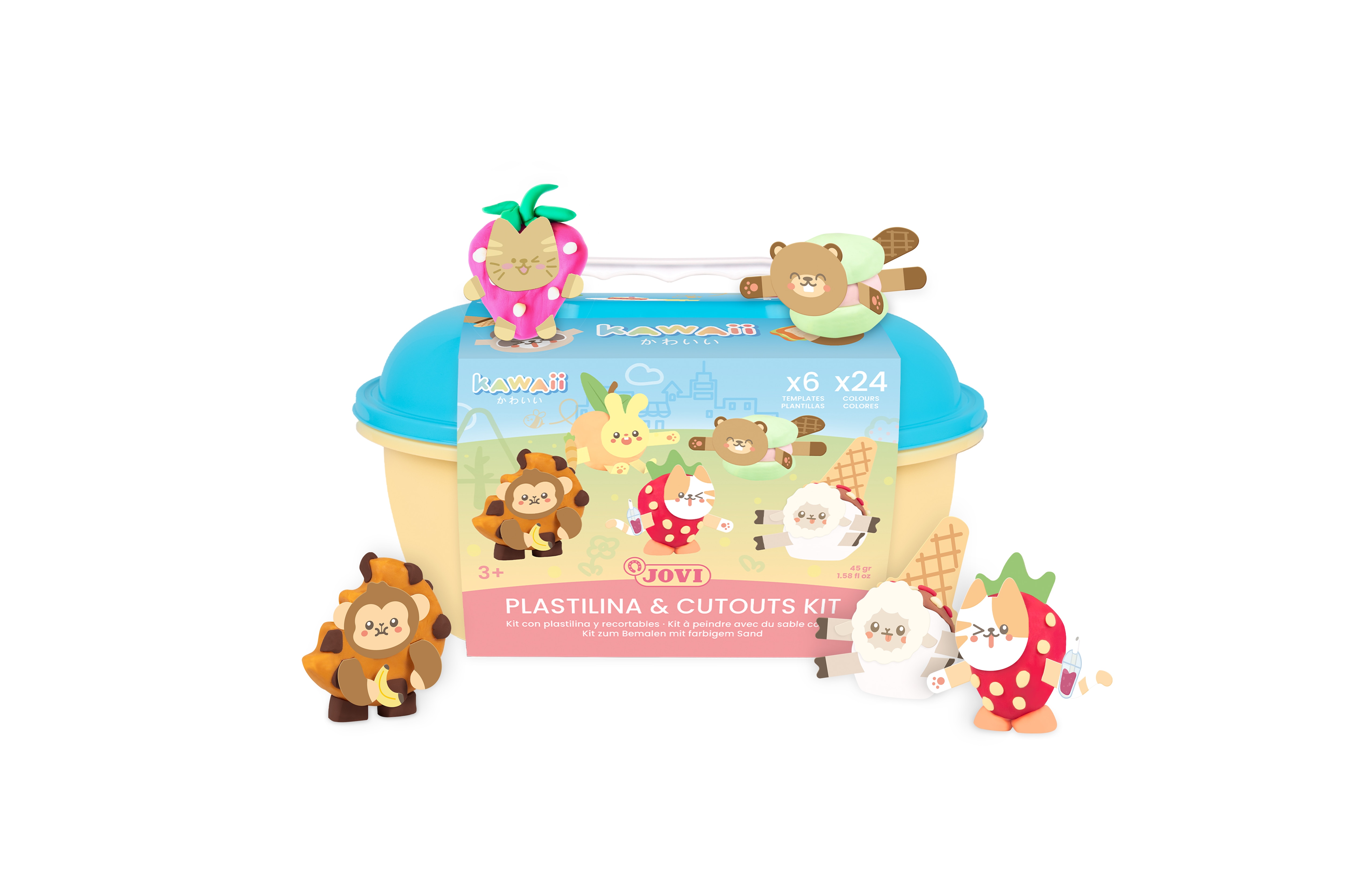Bandeja plastilina Kawaii Jovi multicolor Multicolor-10