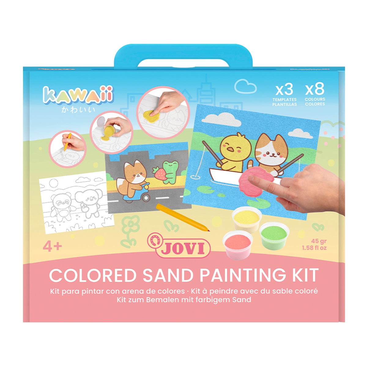 Imagem 0 de Kit de Pintura de Areia Multicolor Kawaii Jovi