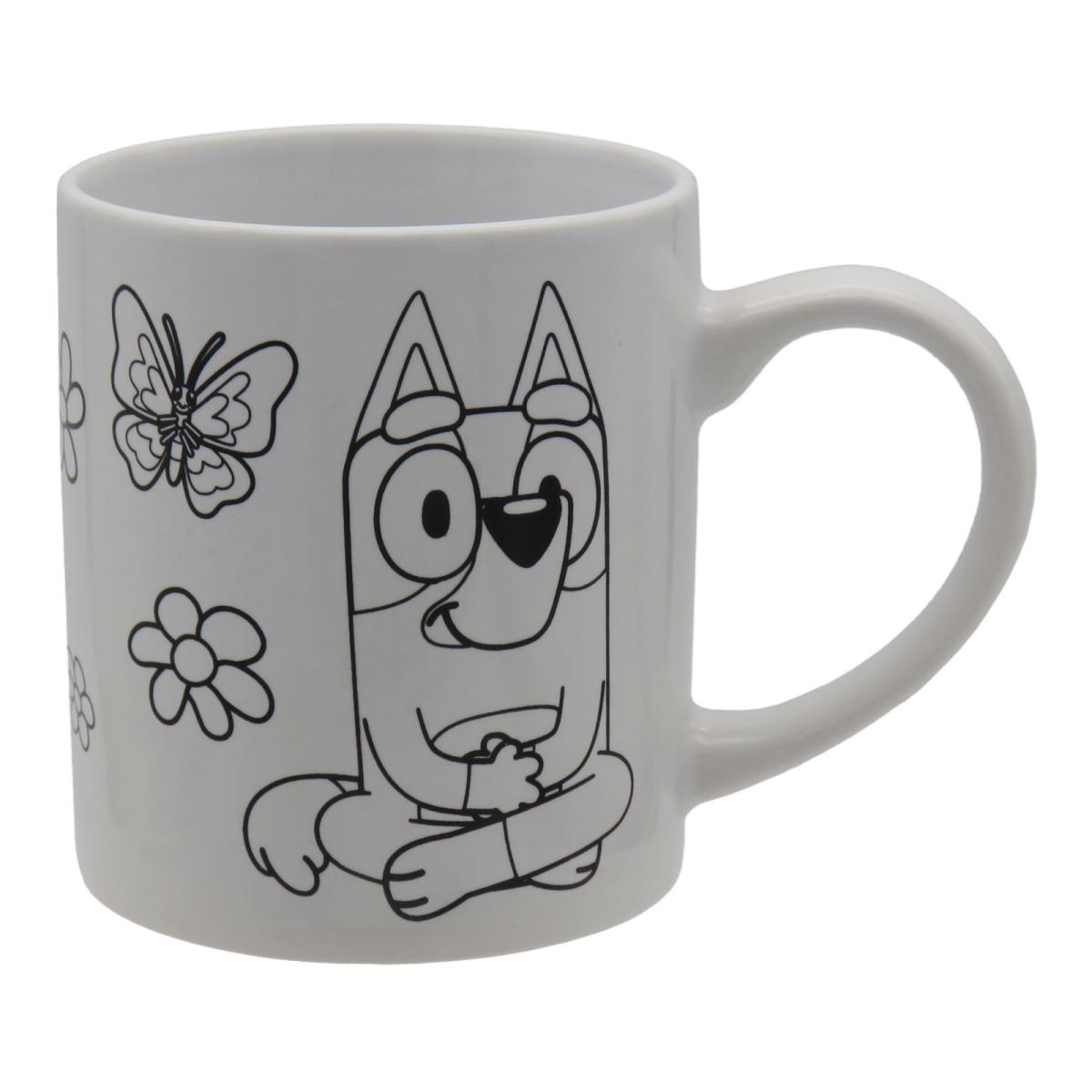 Taza de ceramica para pintar Bluey CyP Brands azul multicolor Azul / Multicolor-2