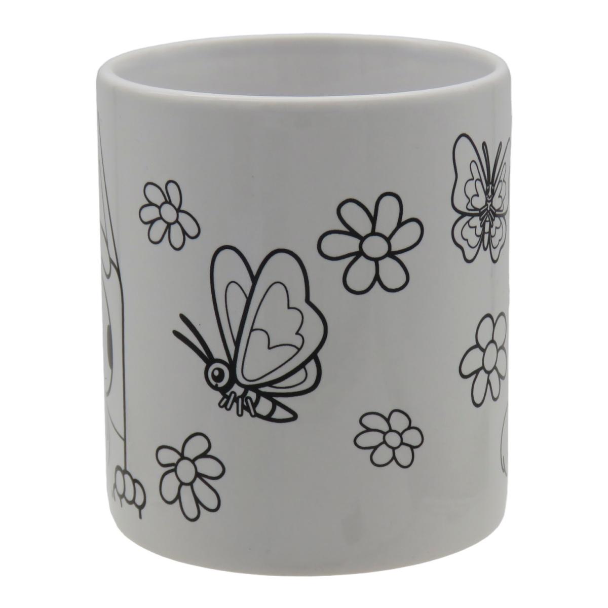 Taza de ceramica para pintar Bluey CyP Brands azul multicolor Azul / Multicolor-3