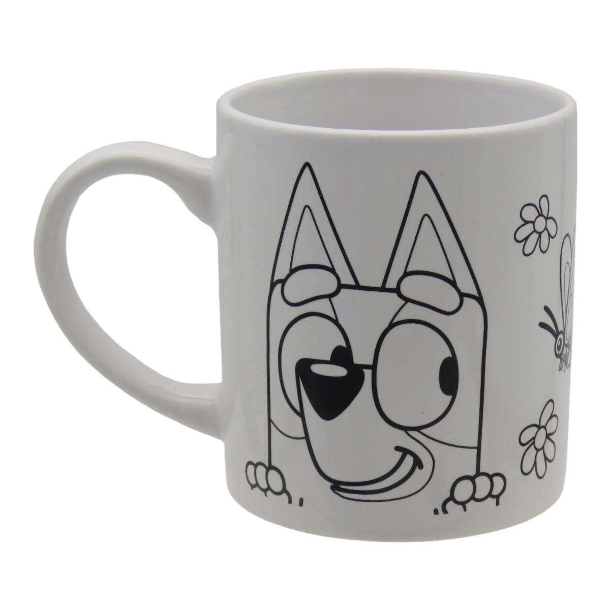 Taza de ceramica para pintar Bluey CyP Brands azul multicolor Azul / Multicolor-4