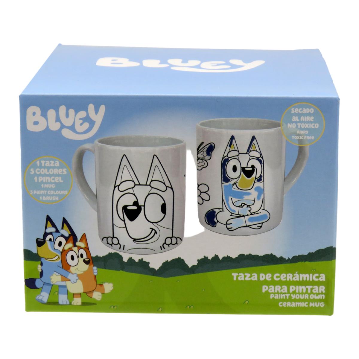 Taza de ceramica para pintar Bluey CyP Brands azul multicolor Azul / Multicolor-5