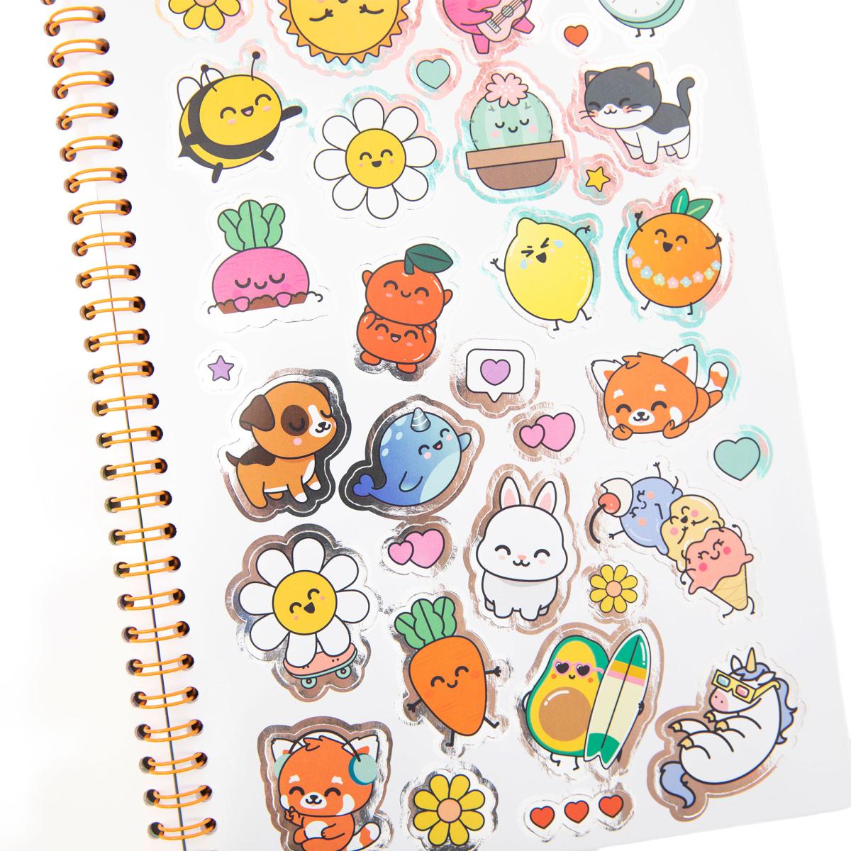 Livro para colorir e autocolantes Mr Wonderful  It's time to have fun 3