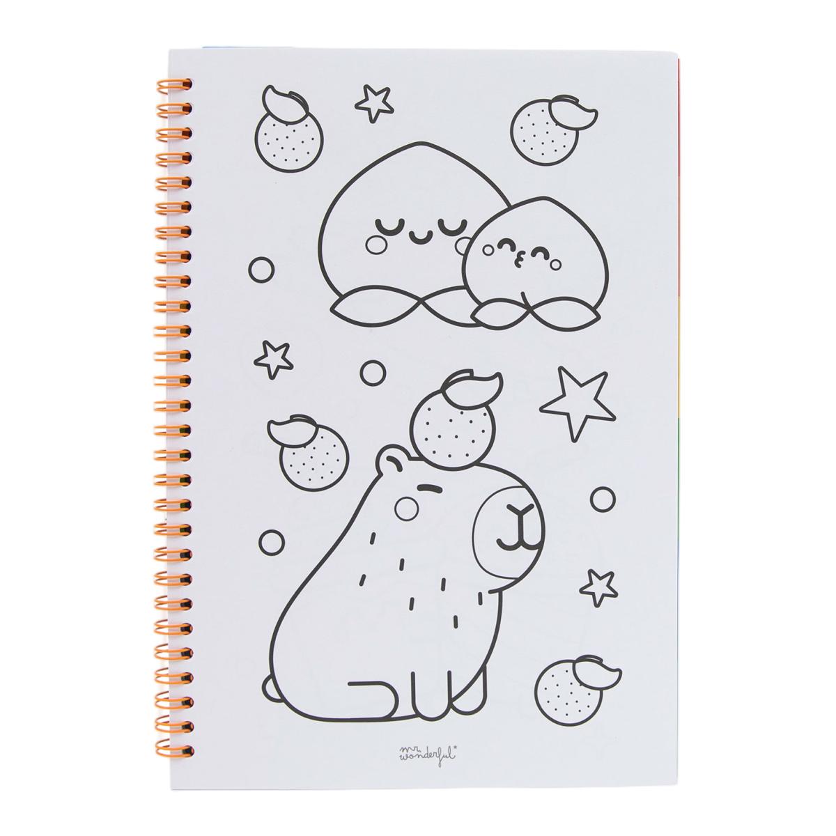 Livro para colorir e autocolantes Mr Wonderful  It's time to have fun 4