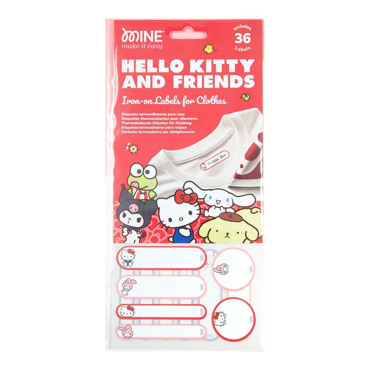 Imagem 0 de Etiquetas Termo-adesivas Hello Kitty and Friends Mine