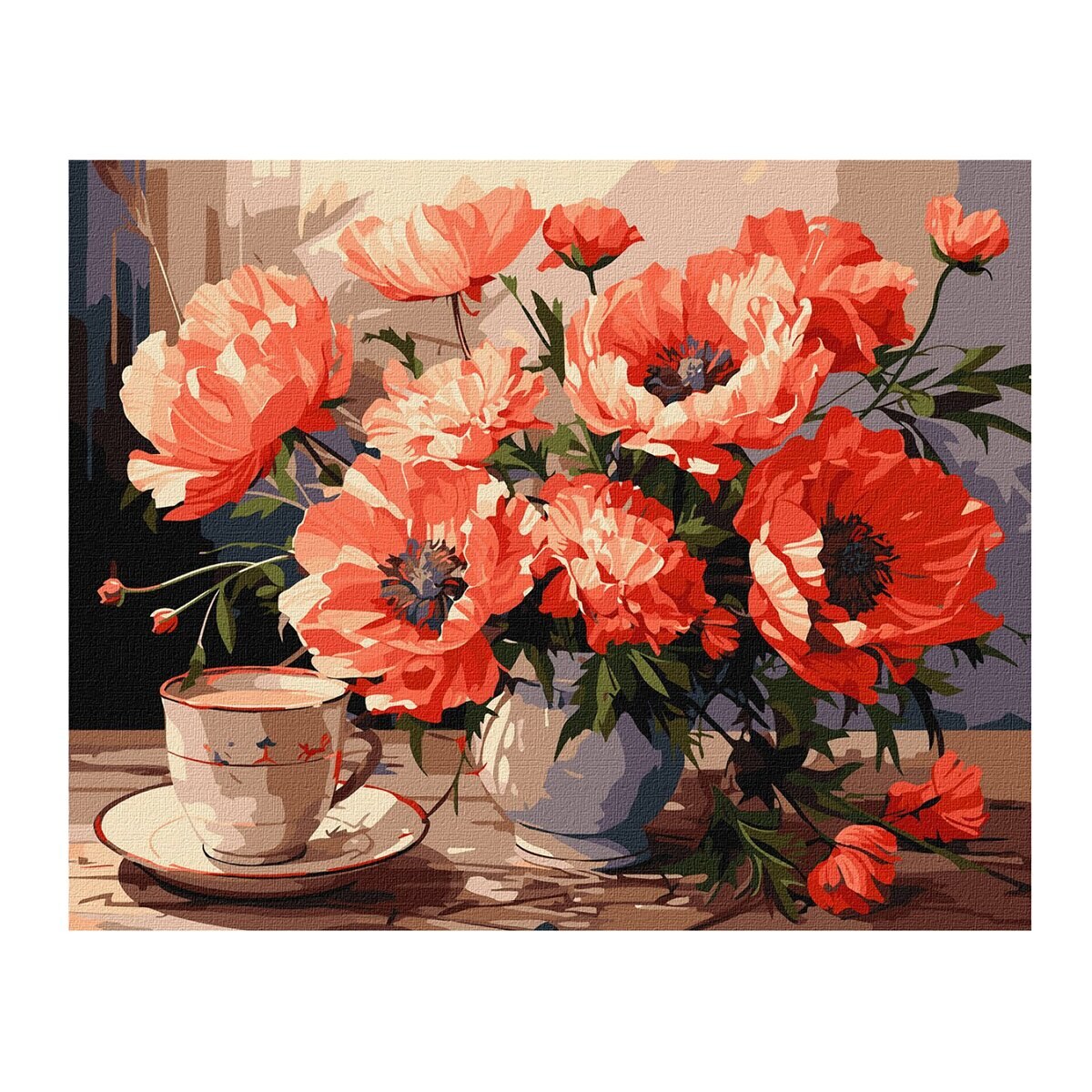 Imagen 0 de Pintar por números bouquet Ideyka multicolor