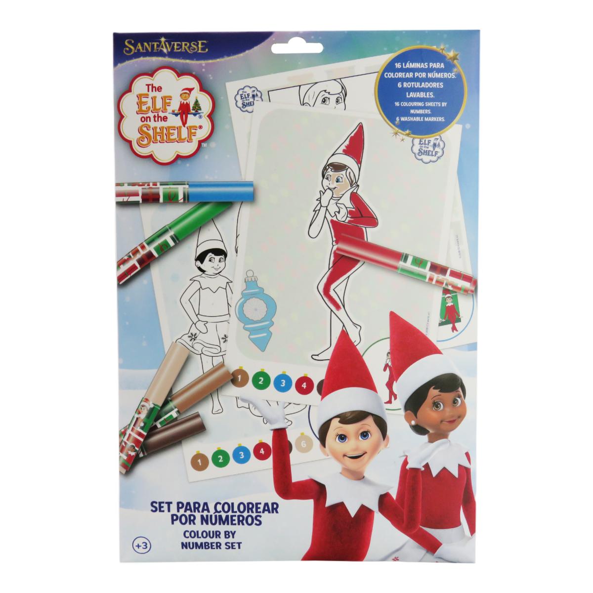 Imagem 0 de Conjunto para Pintar The Elf on the Shelf por Numeros em Envelopes CyP Brands