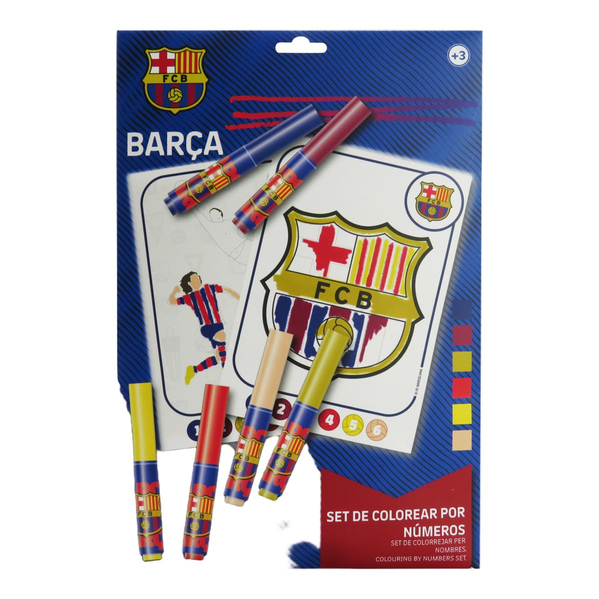 Imagem 0 de Conjunto para Pintar F.C. Barcelona por Numeros em Envelopes CyP Brands
