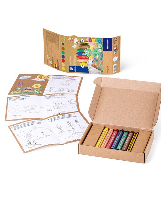 Conjunto misto para trabalhos manuais Staedtler Noris Junior Turquesa-2