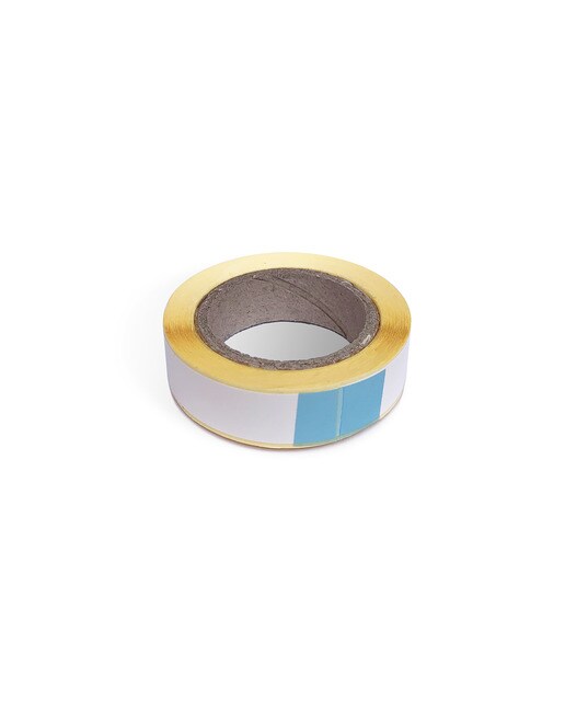 Cinta adhesiva polipropileno 14 mmx8m para impresora e-mark Colop blanco brillo Blanco brillo-3