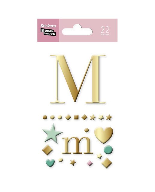 Stickers Nouvelles Images Nouvelles Images Letra M 1