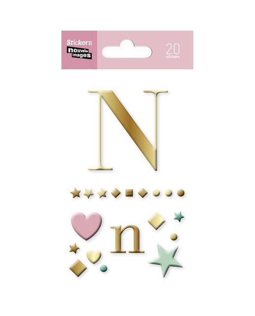 Autocolantes Letra N 1
