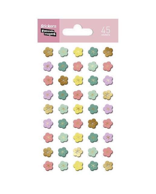 Stickers Nouvelles Images Flores em Relevo 1