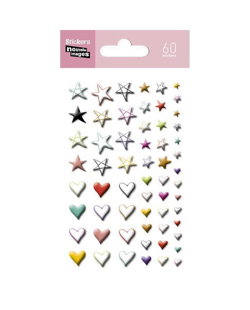 Stickers Nouvelles Images Estrelas e Corações 1