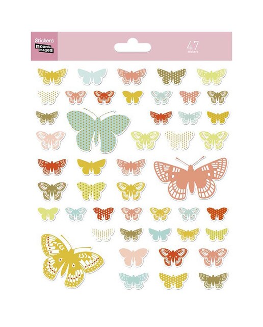 Imagem 0 de Stickers Nouvelles Images Borboletas Prateadas
