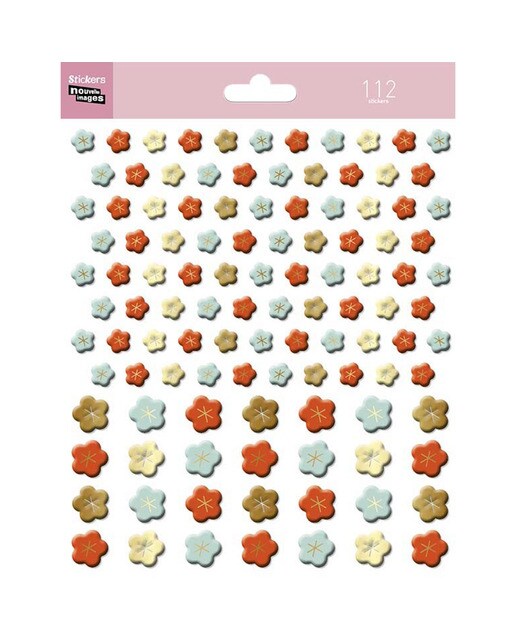 Stickers Nouvelles Images Flores em Relevo 1