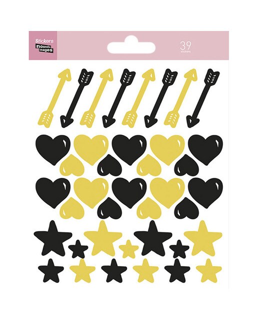 Sticker Nouvelles Images Estrela, Coração e Flores 1
