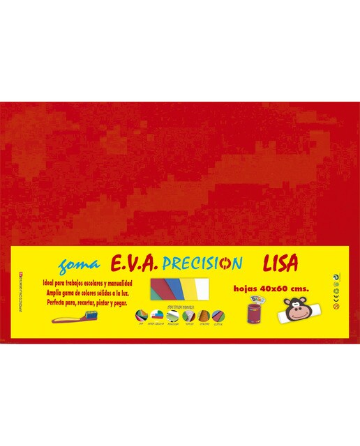 Folha Eva Precision 40x60 cm - Vermelho 1