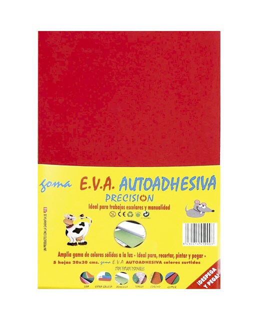 Blister 5 Folhas Eva Precisão Autoadesiva - 21x28 cm 1