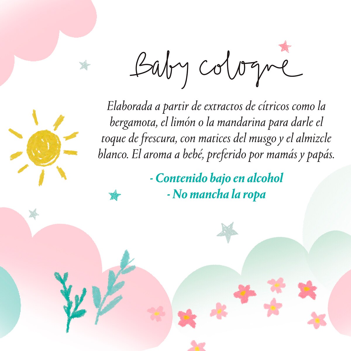 Água-de-colónia Baby Cologne (100 ml) branca Branco-3