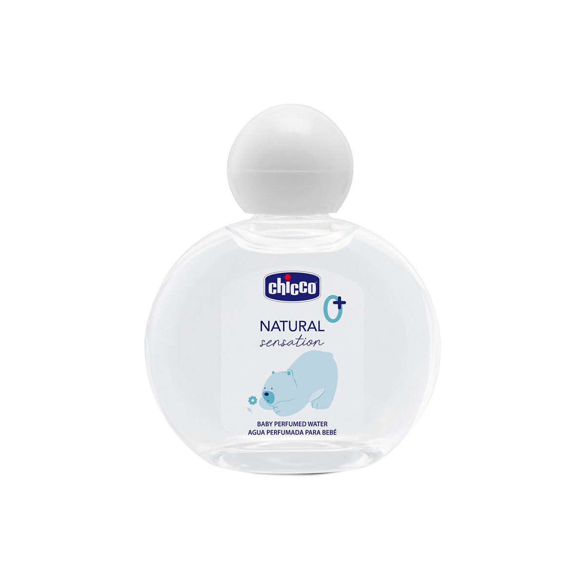 Imagen 0 de Agua perfumada NATURAL sensation botella vidrio Chicco 100ml 0m+ Azul claro