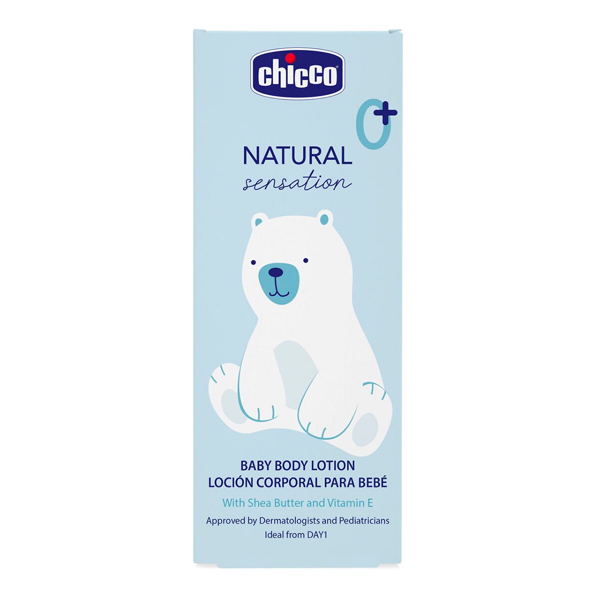 Crema corporal NATURAL sensation Chicco 150ml 0m+ - Azul claro Azul claro-3